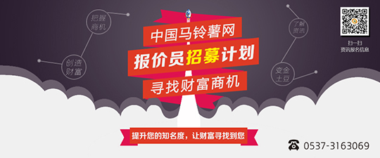 中國(guó)馬鈴薯網(wǎng)招募產(chǎn)區(qū)報(bào)價(jià)員
