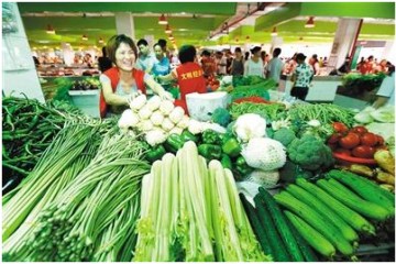 齊齊哈爾：節(jié)日效應影響 菜價上漲明顯 ()