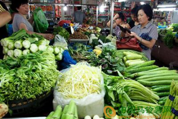 持續高溫 上海蔬菜未見漲價 ()