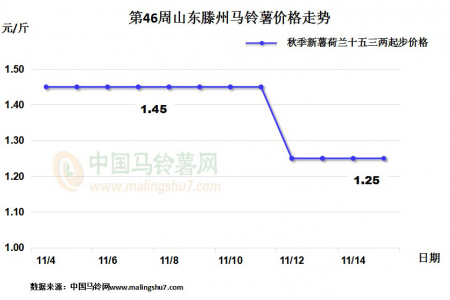 滕州新薯價格不高 內蒙好貨供應減少 ()
