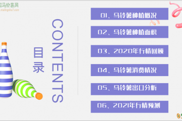 2021年馬鈴薯行情報(bào)告會(huì)（直播預(yù)告） ()
