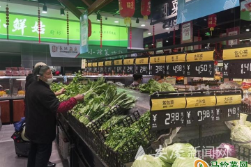 安慶：蔬菜供應量足價跌 ()